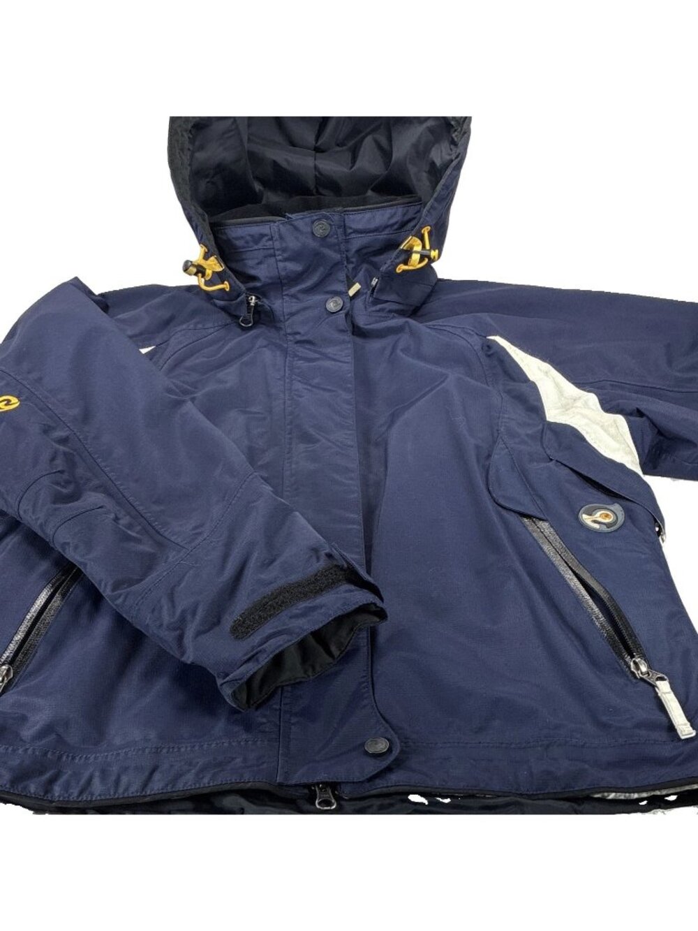 Rossignol Vintage Ski Jacket Men Small Heavy Multi Pocket Utility Technical Blue